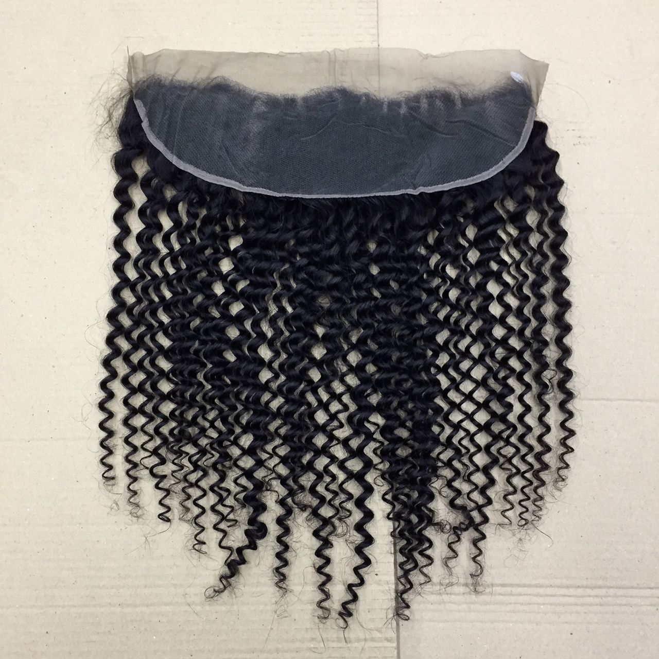 13*4 Lace Frontal Silky Jerry Curl 100% Natural Virgin Human Hair Natural Color 10"-24"