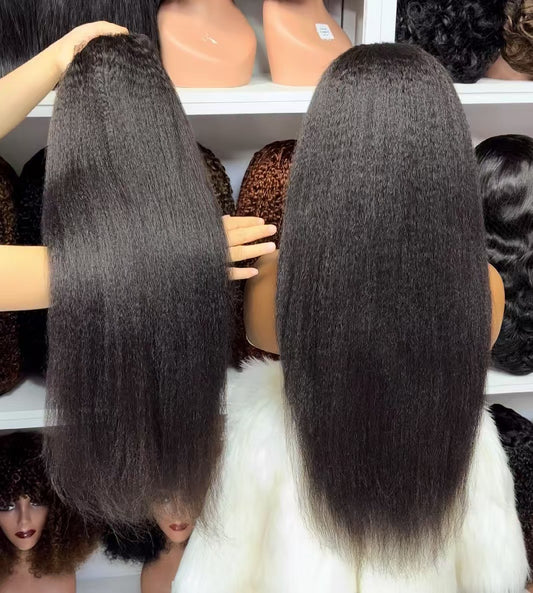 13x4 Lace Wig Water Wave Burmese Human Hair Wigs Natural Color 300% Density 18"-40"
