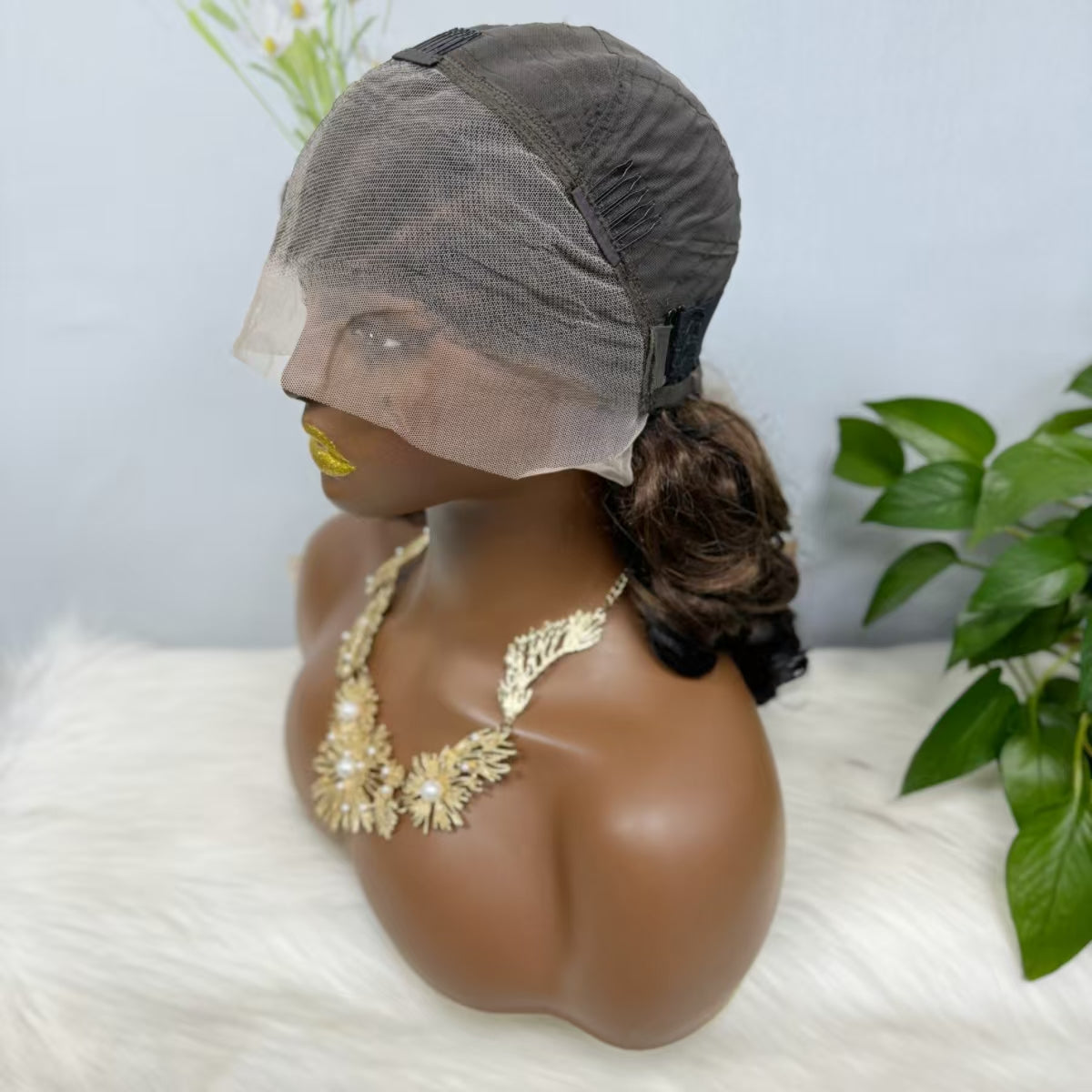 13*4 Briad Lace Wig Loose Natural Virgin Human Hair Wig Color 1BT4T1B