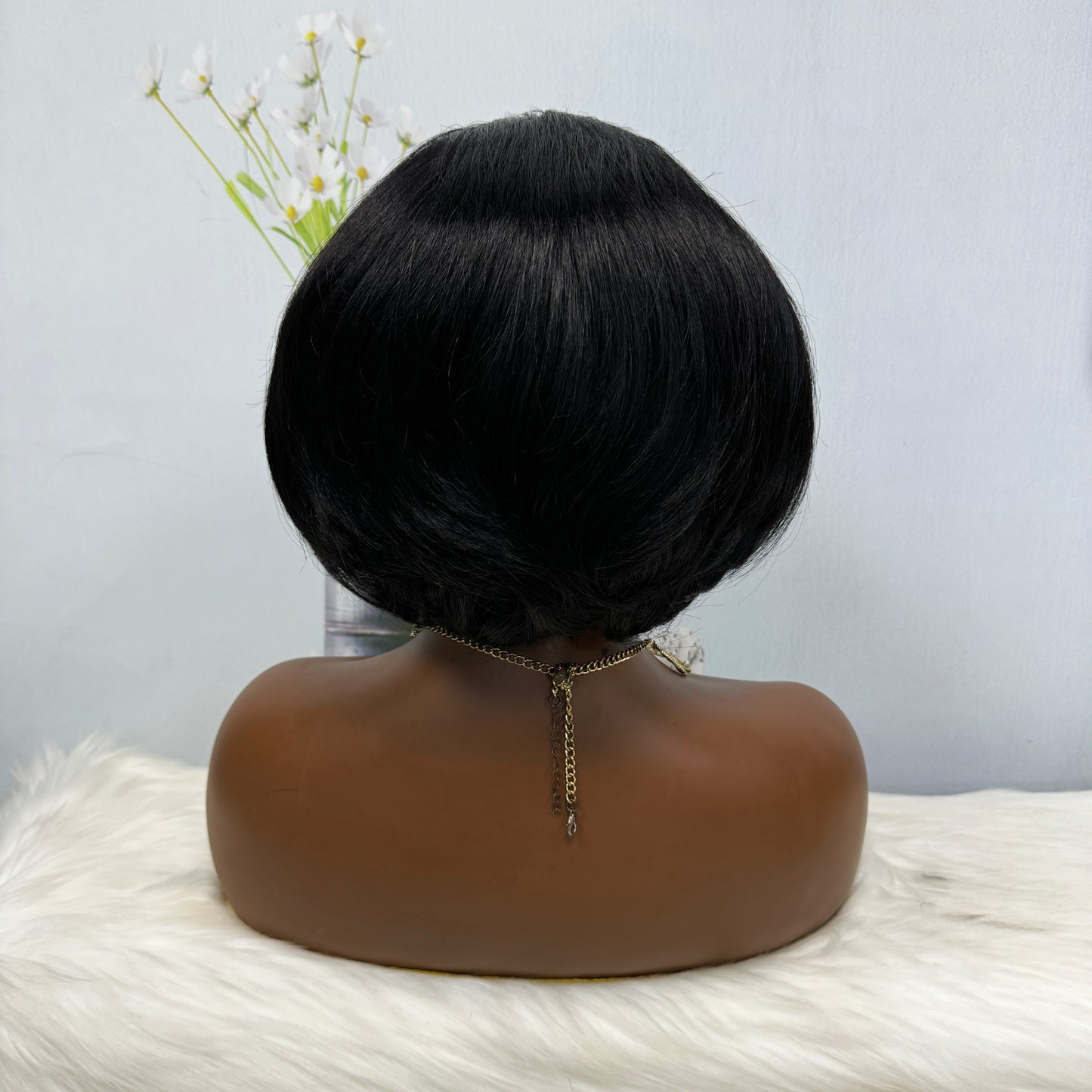 SDD 13*4 Lace Wig PC Natural Virgin Human Hair Lace Wigs Color 1B