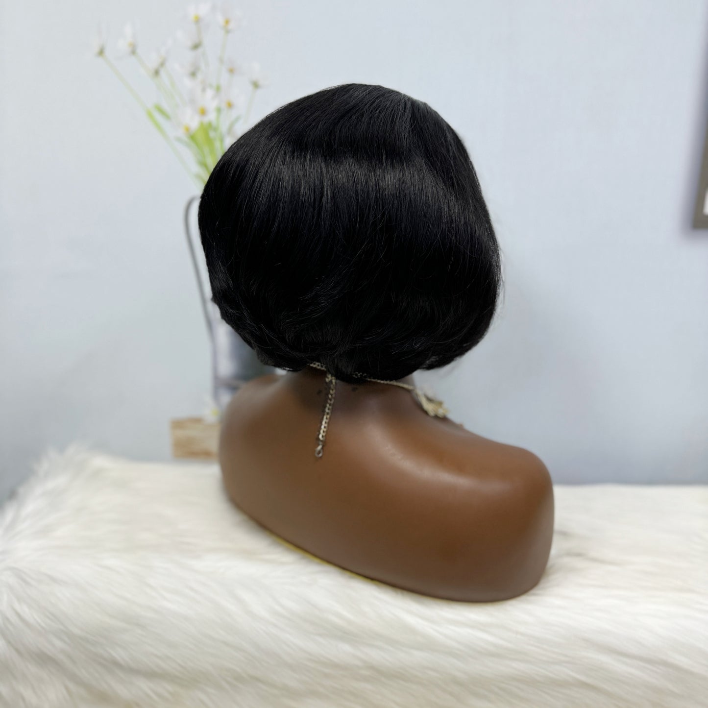 SDD 13*4 Lace Wig PC Natural Virgin Human Hair Lace Wigs Color 1B