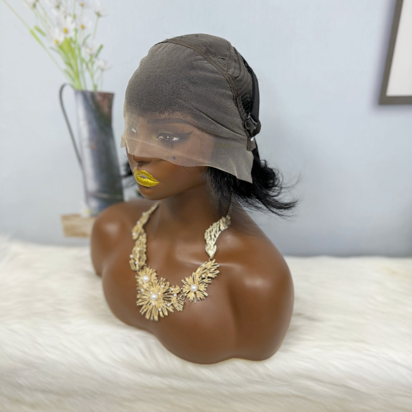 SDD 13*4 Lace Wig PC Natural Virgin Human Hair Lace Wigs Color 1B