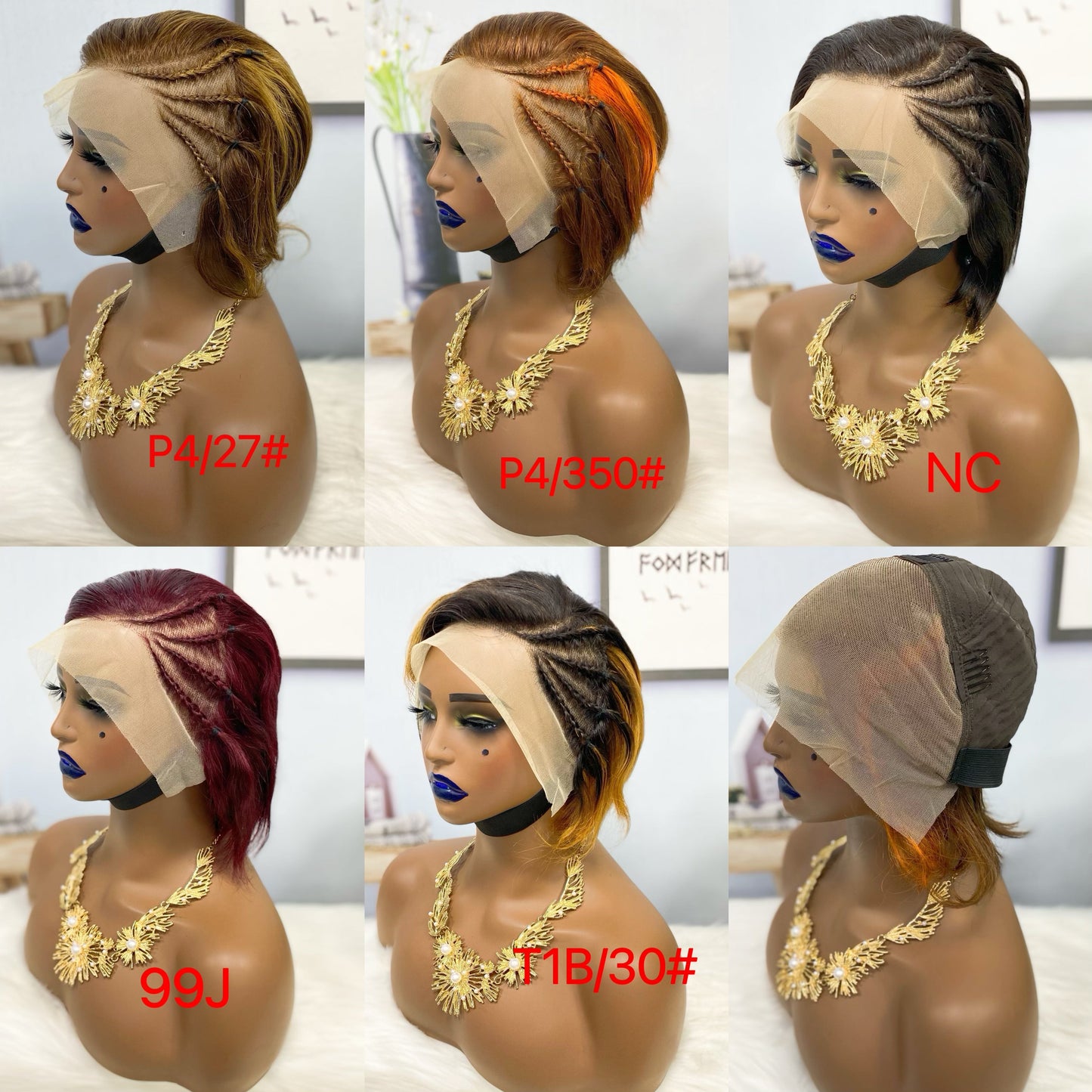 13*4 Lace Wig Sasson08 Virgin Human Hair Lace Wig Color 99J
