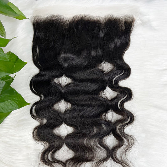 13*4 HD Lace Frontal Body Wave 100% Natural Human Hair Natural Color 12"-26"