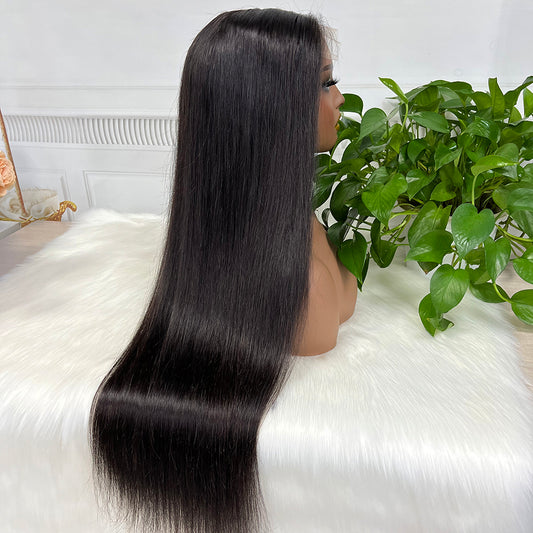 5x5 HD Glueless Lace Wig Straight Virgin Human Hair Wigs 350% Density