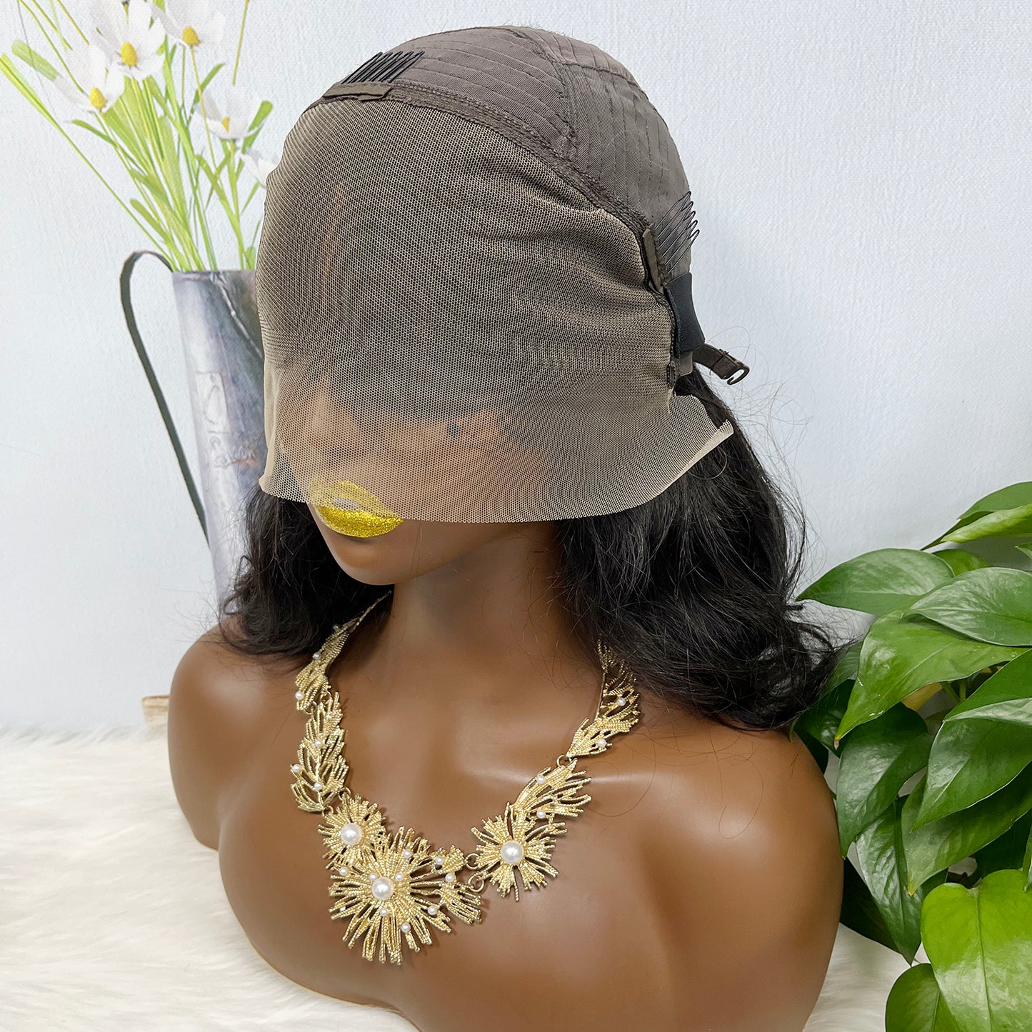 Double Drawn 13*4 Lace Wig Loose Body Wave Natural Human Hair Lace Wigs Natural Color 20"