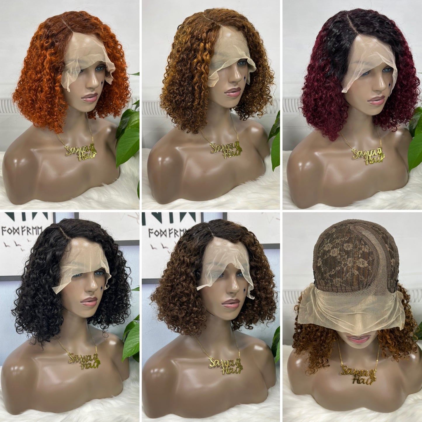 DD T Lace Wig Pixie Curl Natural Human Hair Lace Wigs 14 inch P4/27
