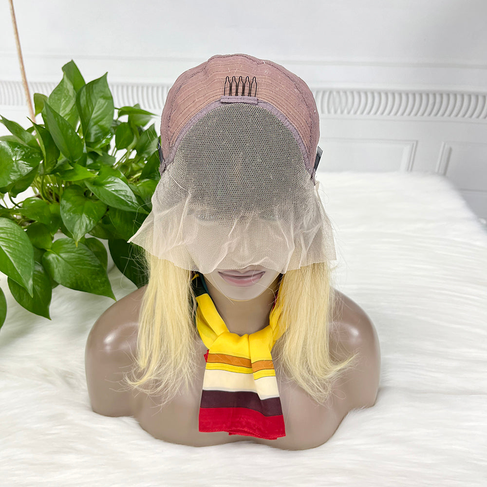 13*4 BoB Wig Straight Wigs Color T1B/613# 200% Density