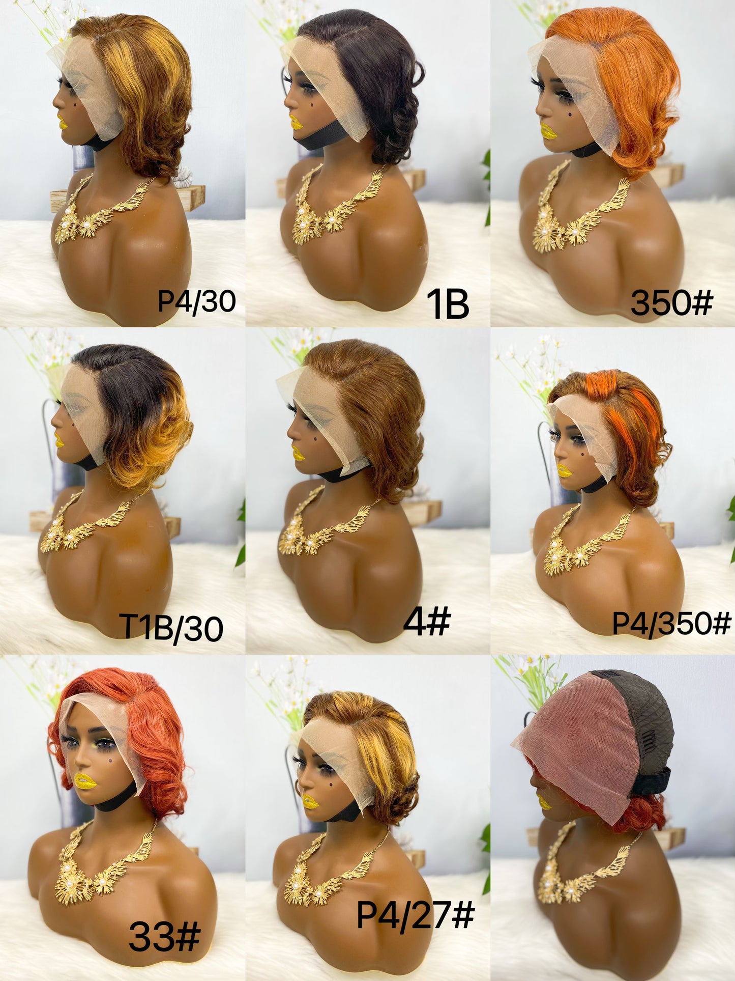 13*4 perruque Sasson03 perruques de dentelle de cheveux humains vierges NC