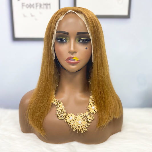 13*4 BoB Wig Straight Wigs Color 30# 250% Density