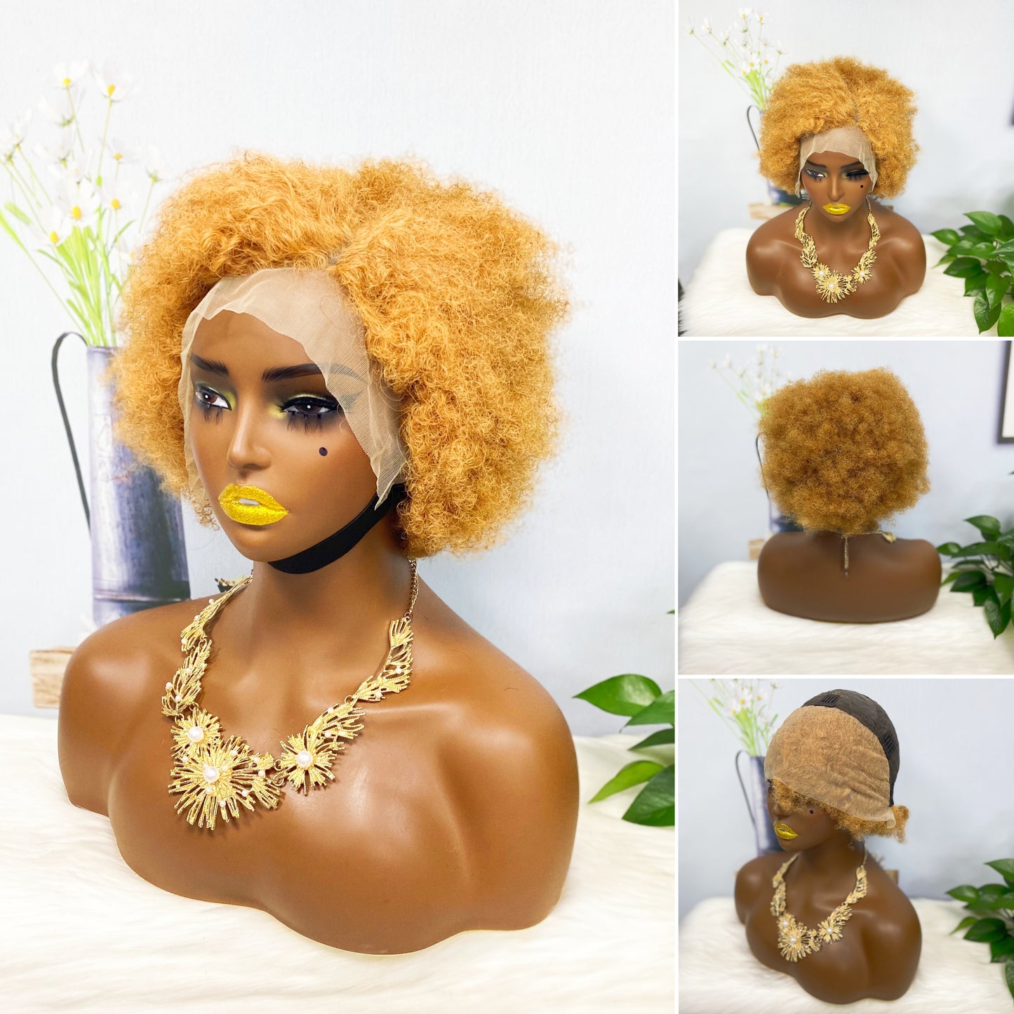 13*4 Lace Wig Afvo Human Hair Color T1B/4# (Partiality)