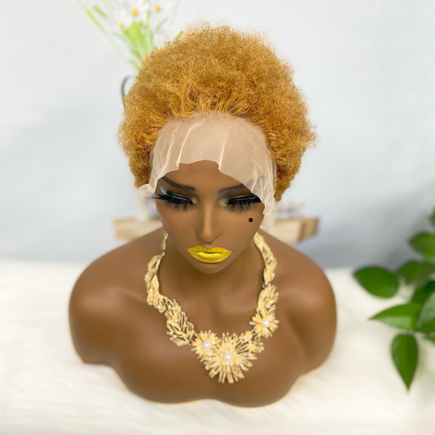 13x4 Wig Sasson09 Human Hair Wig Color 30#