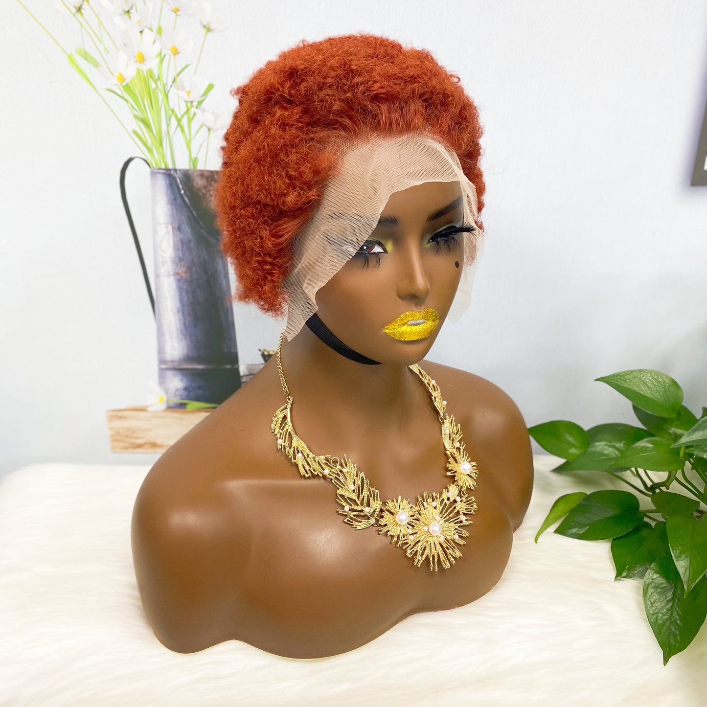 13x4 Wig Sasson09 Human Hair Wig Color 33#