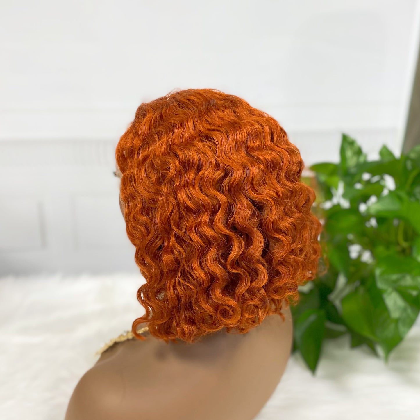 13*4 BoB Wig Water Wave Wigs Color 350# 250% Density