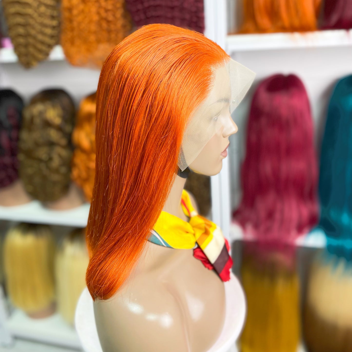 13*4 BoB Wig Straight Wigs Color 350# 200% Density