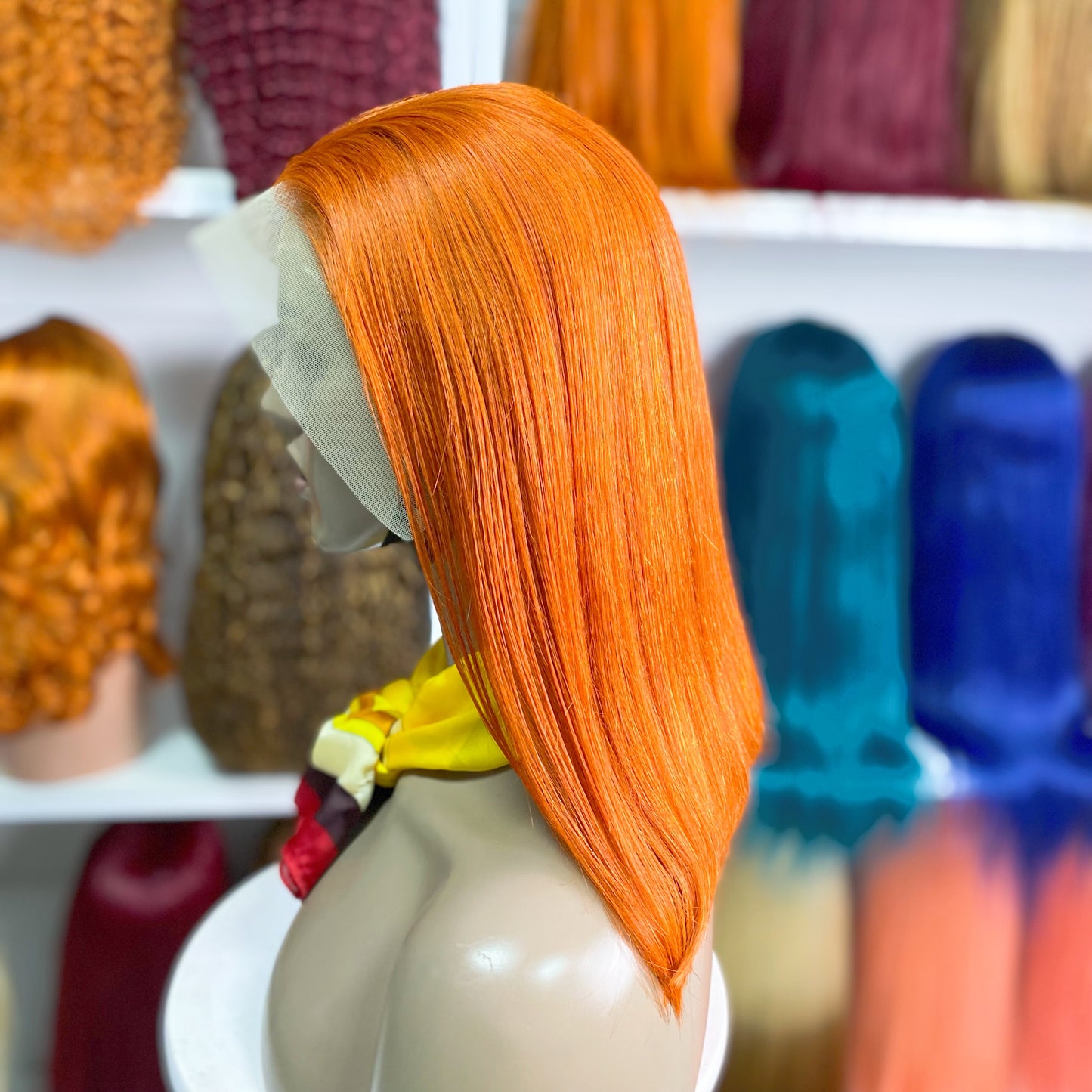 13*4 BoB Wig Straight Wigs Color 350# 200% Density