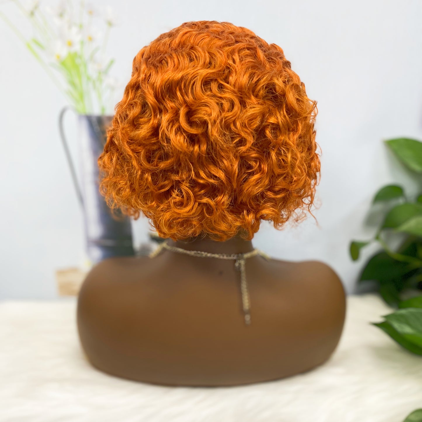 13*4 Lace Wig Curly Curly Human Hair Lace Wigs Color 350#