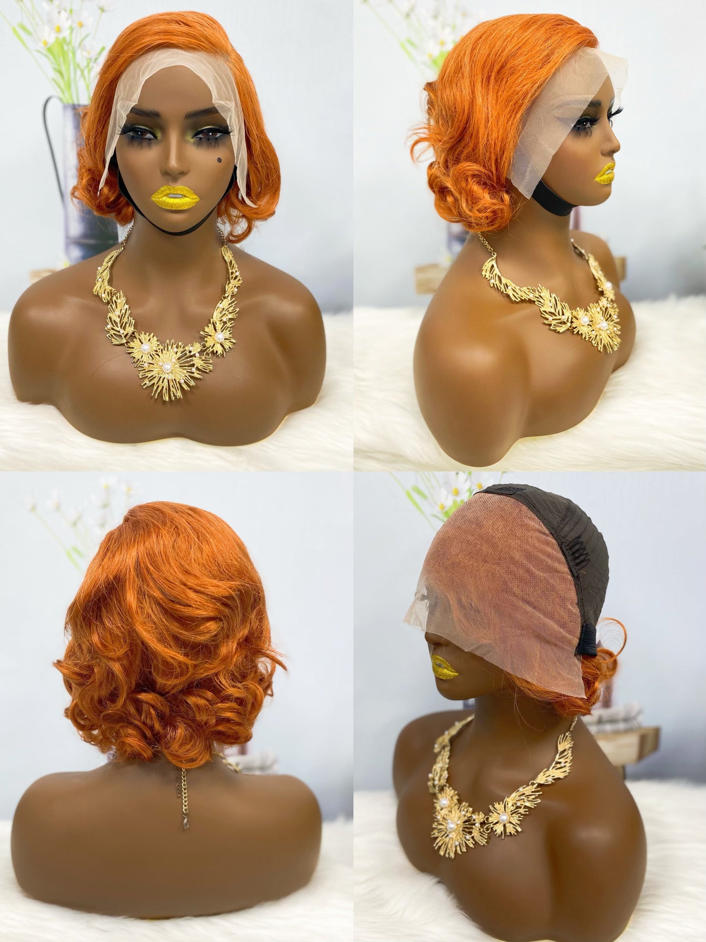 13*4 perruque Sasson03 perruques de dentelle de cheveux humains vierges 4#
