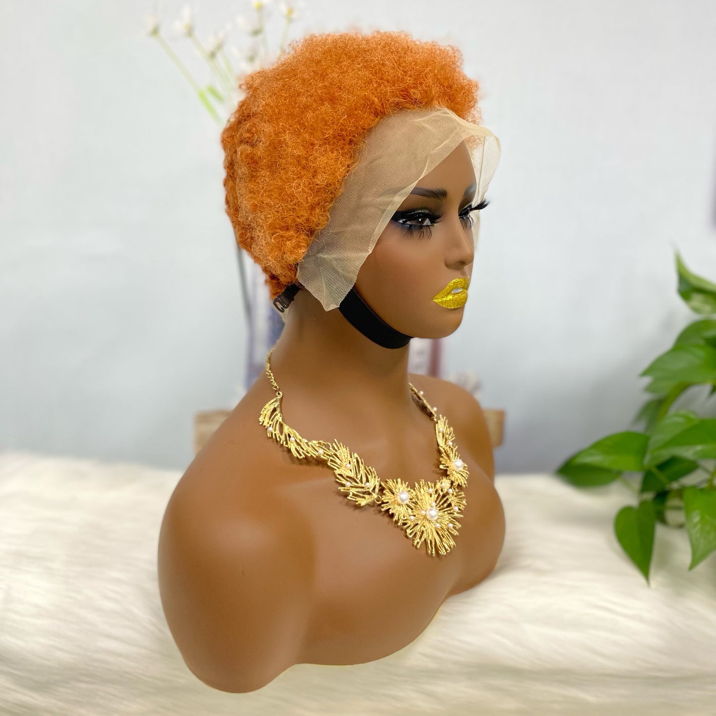 13x4 Wig Sasson09 Human Hair Wig Color 350#