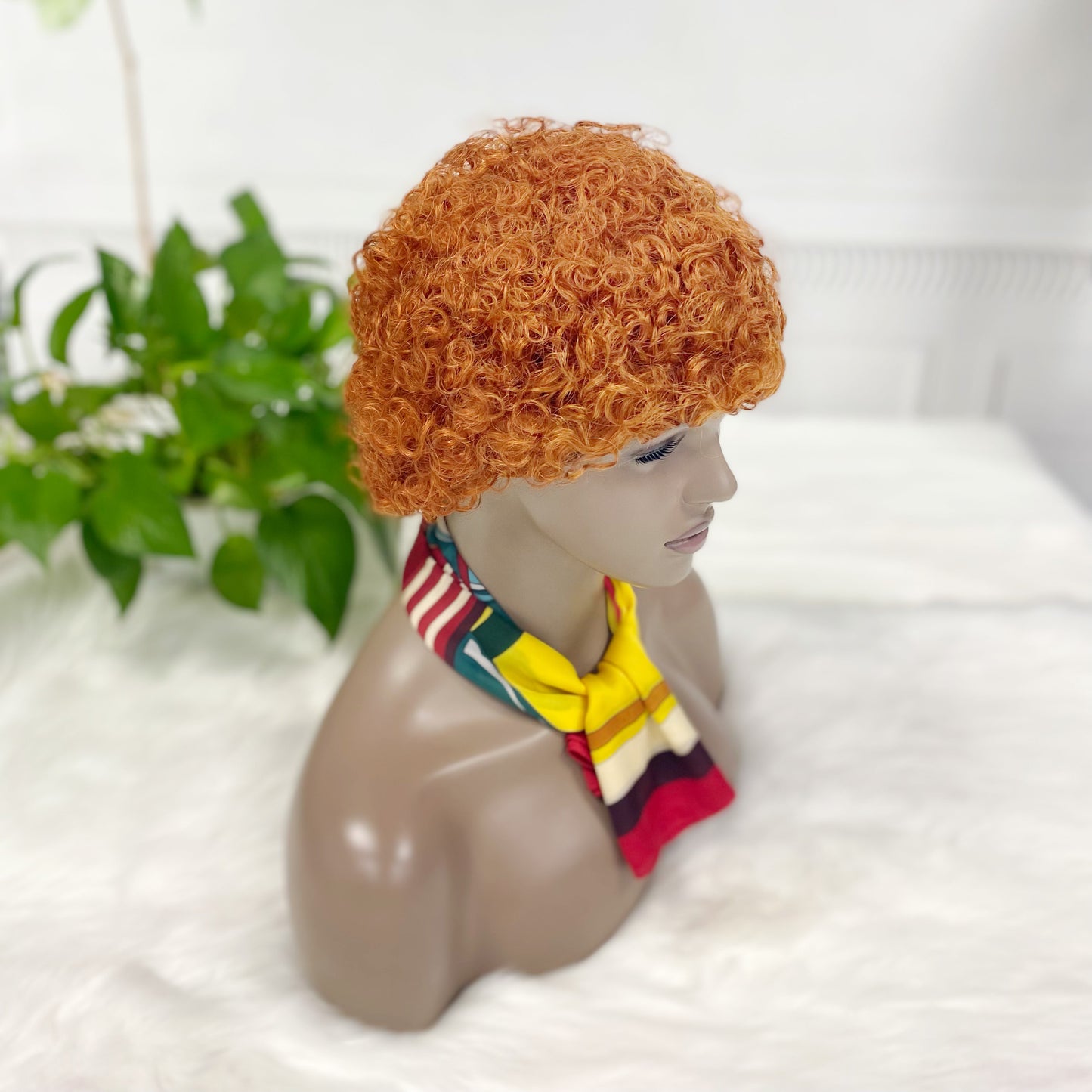 W679 Machine Human Hair Wig Color 350#