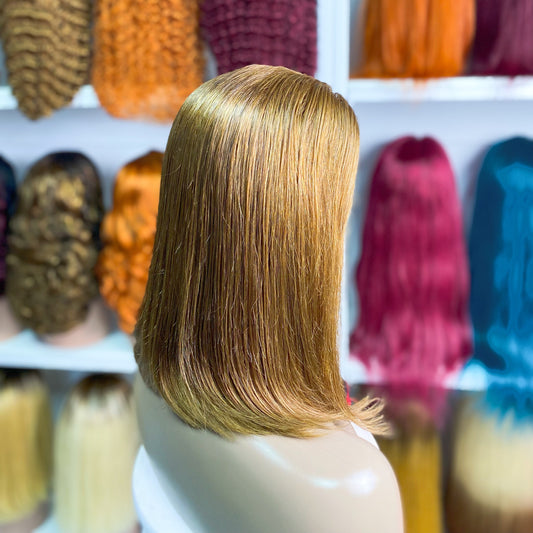 13*4 BoB Wig Straight Wigs Color 4# 250% Density