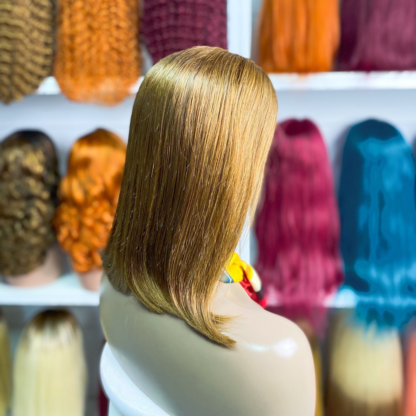 13*4 BoB Wig Straight Wigs Color 4# 200% Density