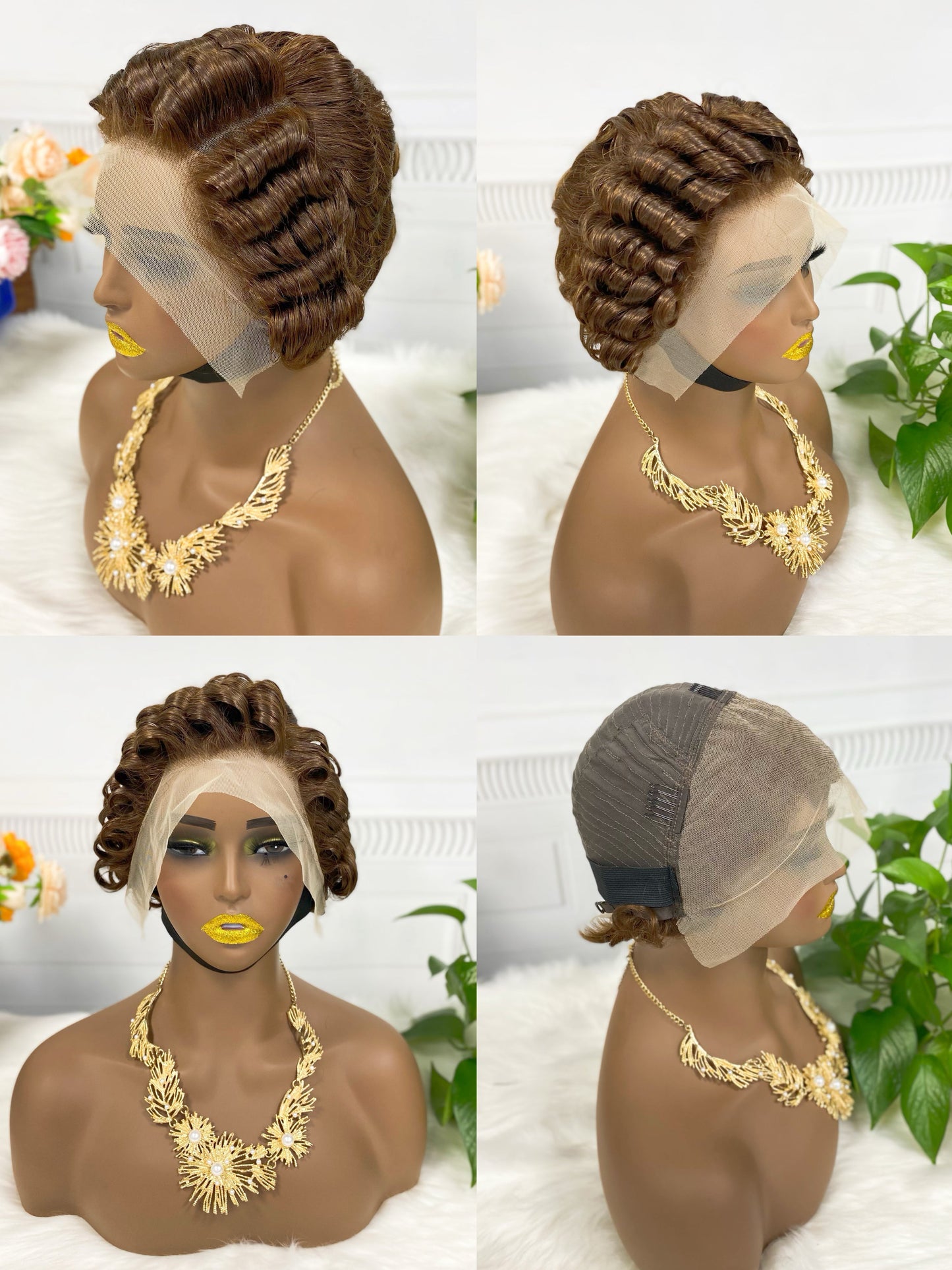 13x4 Wig Sasson04 Human Hair Wig Color 4/30#