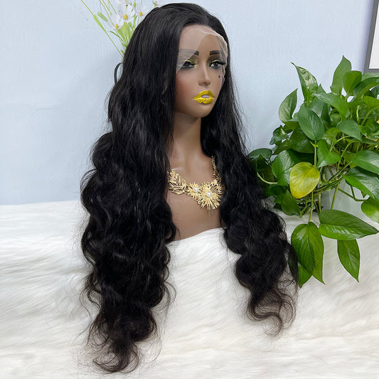 13*4 Lace Wig Body Wave Natural Virgin Human Hair Lace Wigs Color NC 250% Density