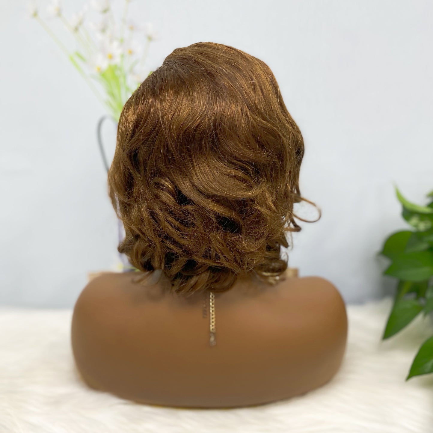 13*4 perruque Sasson03 perruques de dentelle de cheveux humains vierges 4#