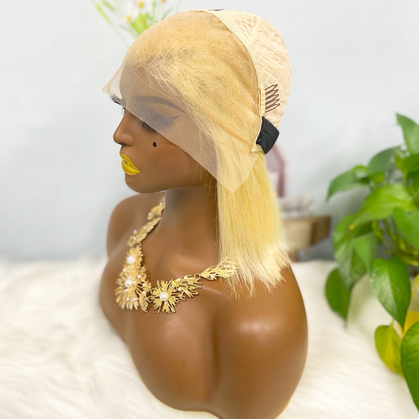 13*4 BoB Wig Perruques droites Couleur 613# Densité 200%