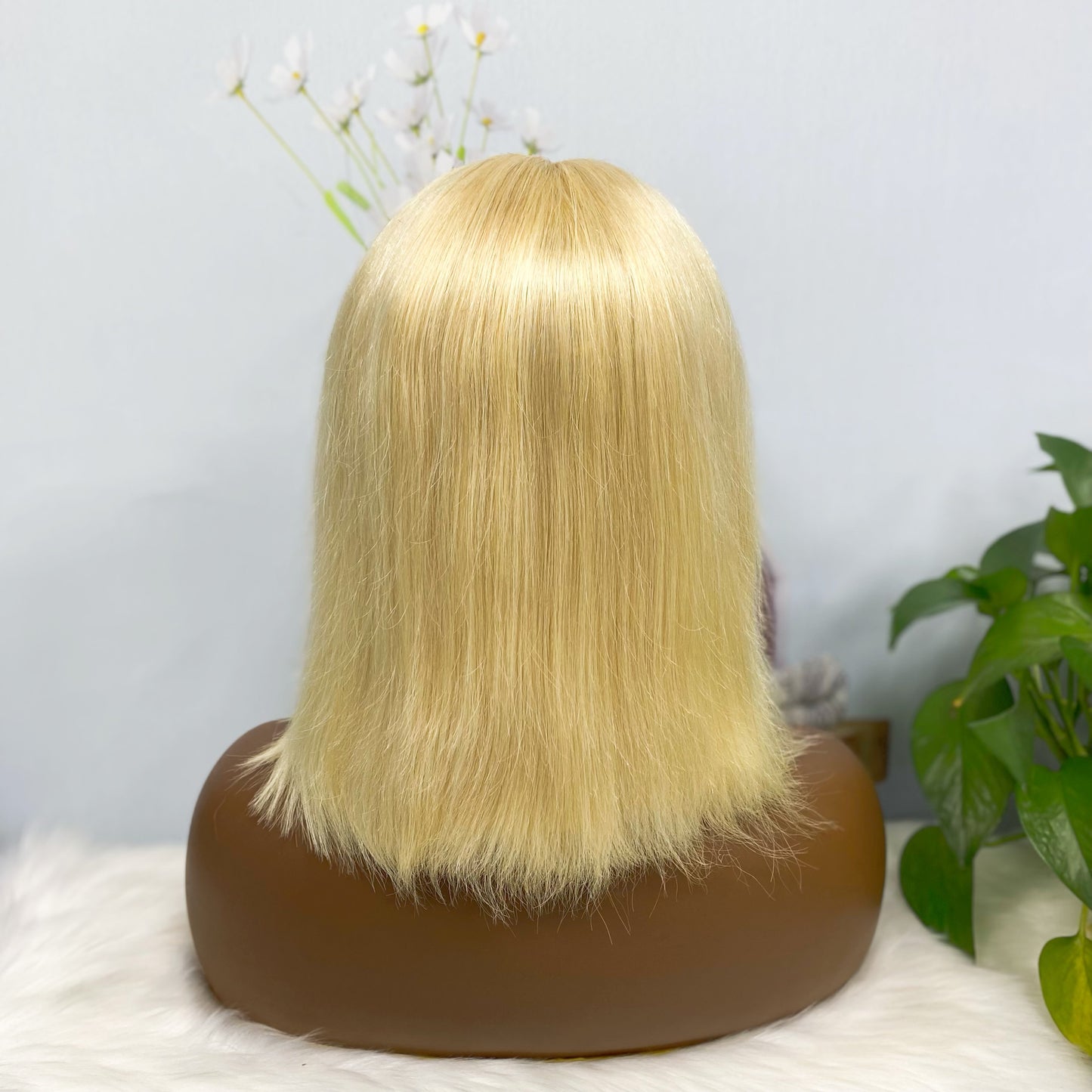 13*4 BoB Wig Perruques droites Couleur 613# Densité 200%