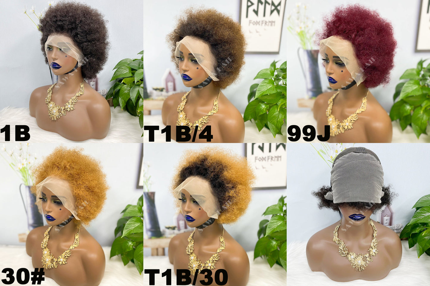 13*4 Lace Wig Afvo Natural Human Hair Color 99J