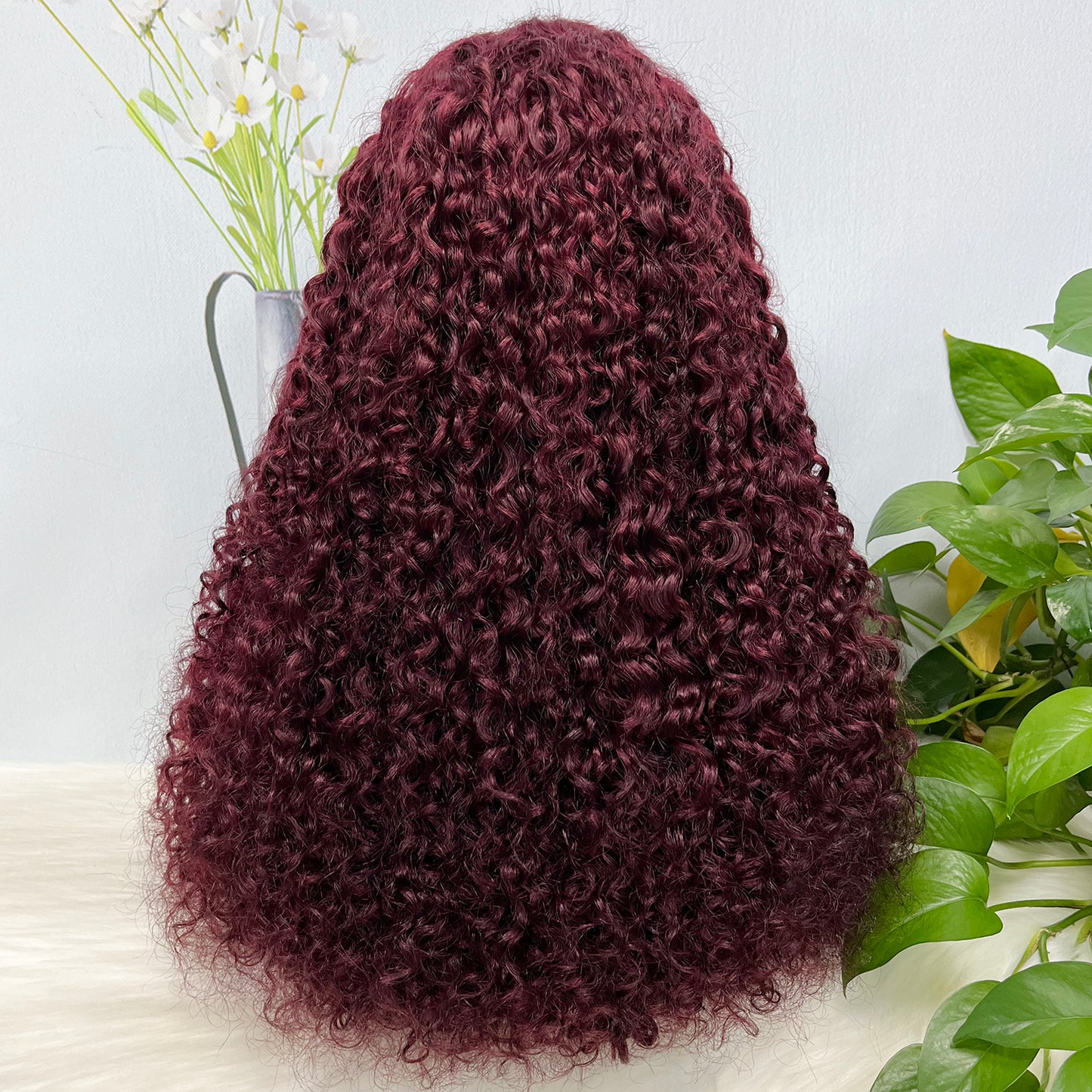 Double Drawn 13x4 Glueless Wig Pixie Curl Natural Human Hair Lace Wigs Natural Color 250% Density