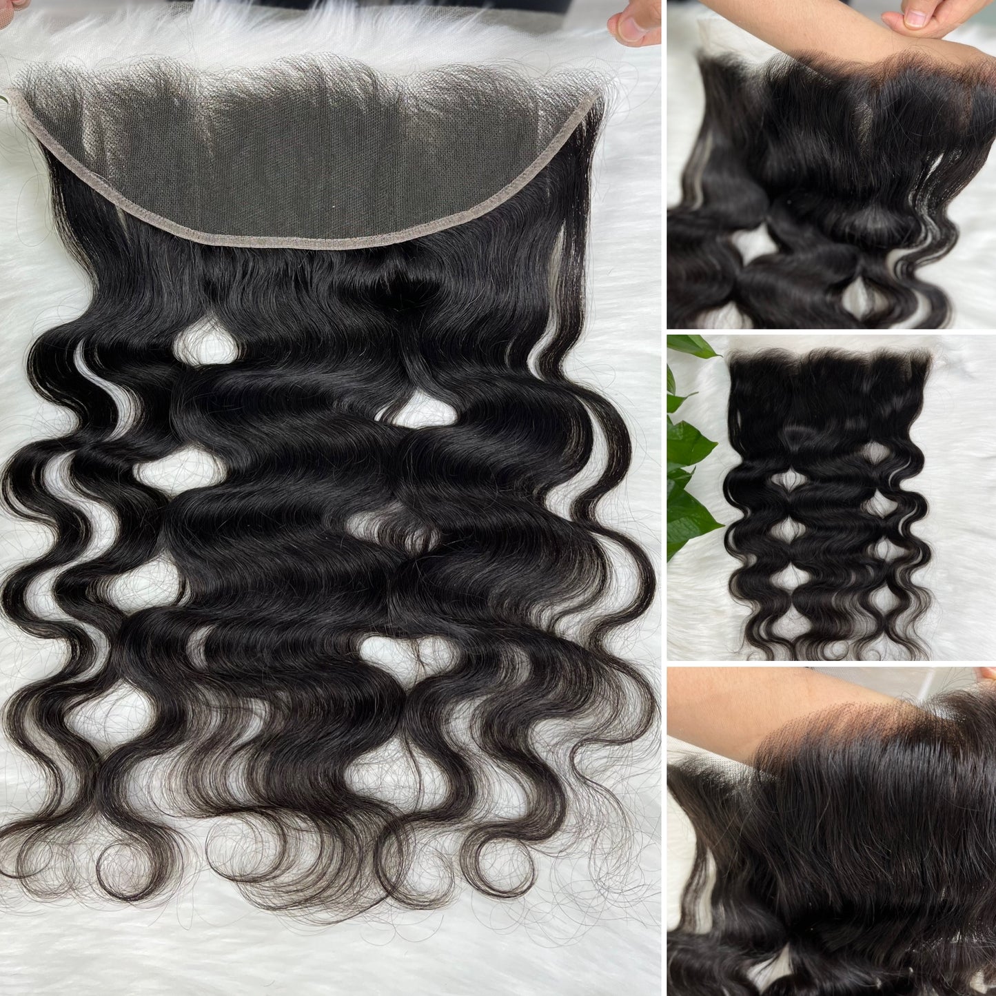 13*4 HD Lace Frontal Straight 100% Natural Human Hair Natural Color 12"-26"
