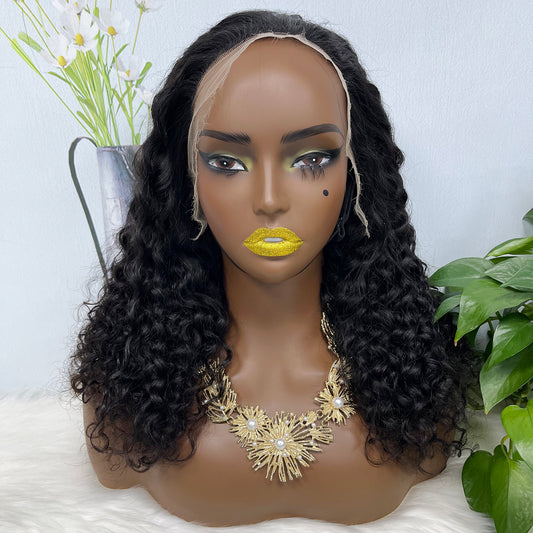 13*4 HD Lace Wig Water Wave Natural Color Virgin Human Hair Wigs 350% Density