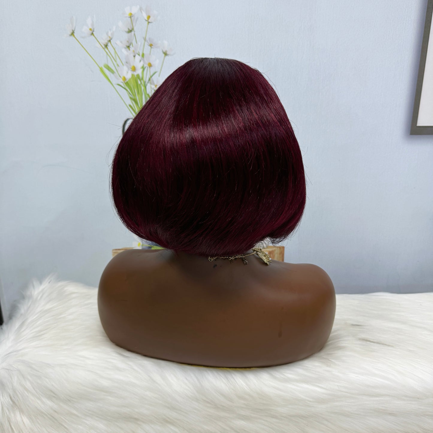 SDD 13*4 Lace Wig PC Natural Virgin Human Hair Lace Wigs Color 99J