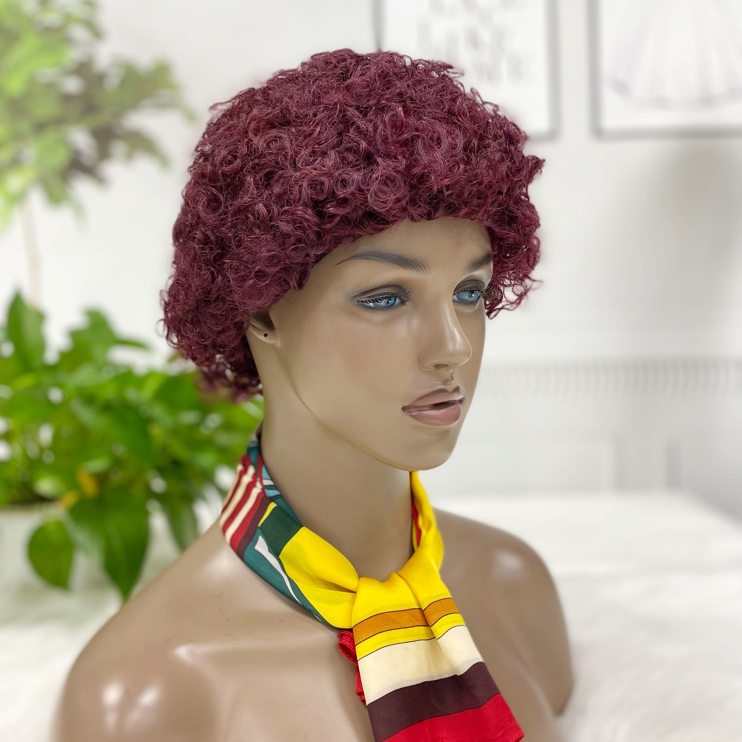 W679 Machine Human Hair Wig Color 99J