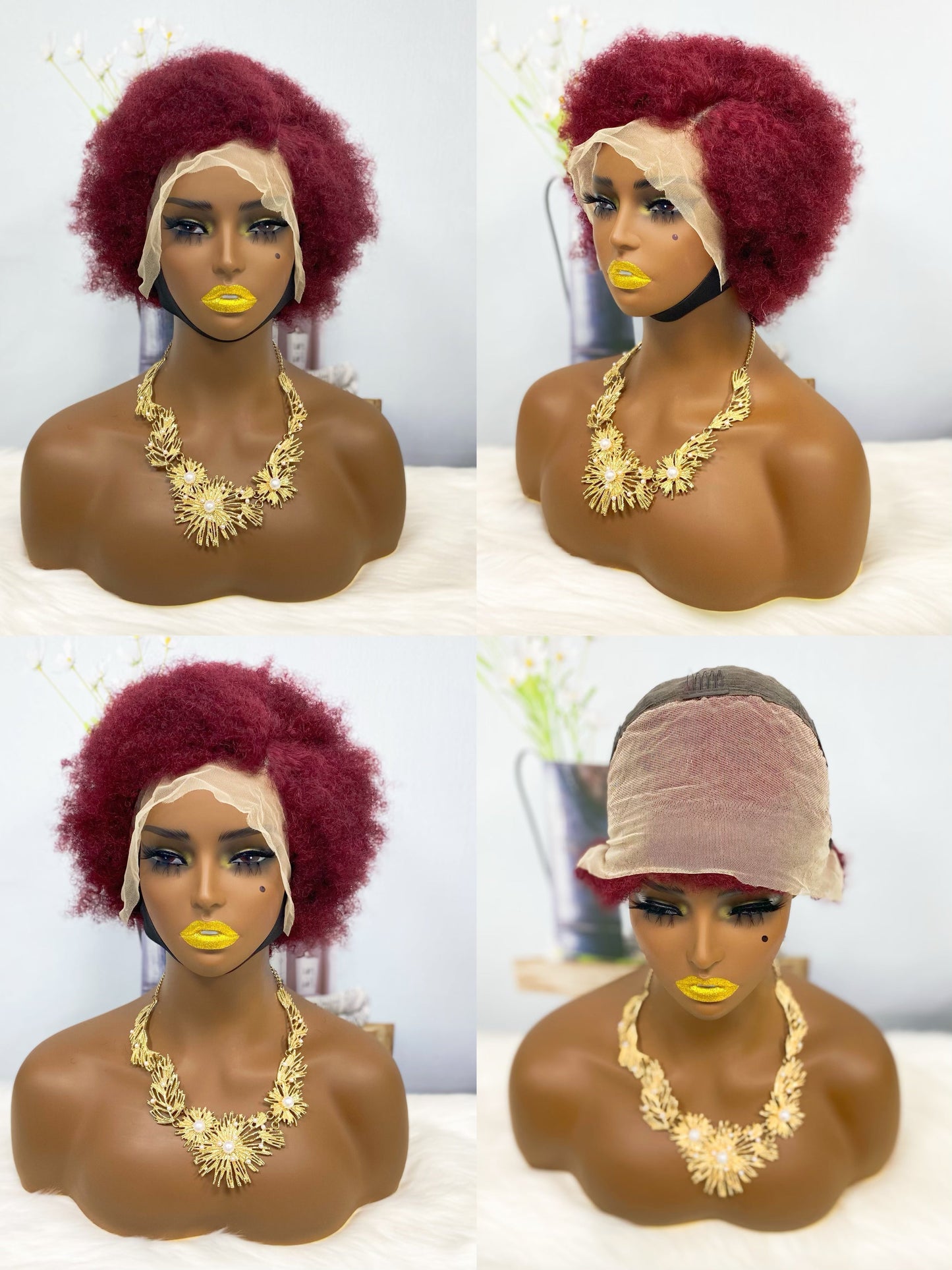 13*4 Lace Wig Afvo Human Hair Color T1B/4# (Partiality)