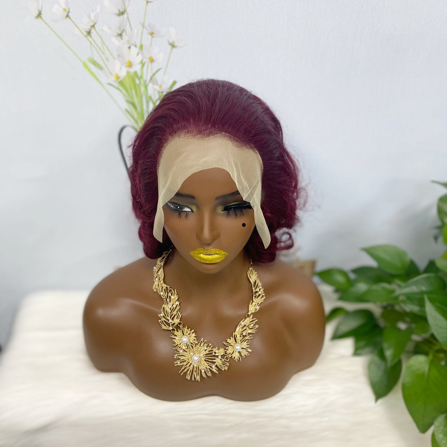 DD 13*4 Lace Wig Spring Curl Natural Color Lace Wigs Color 99J