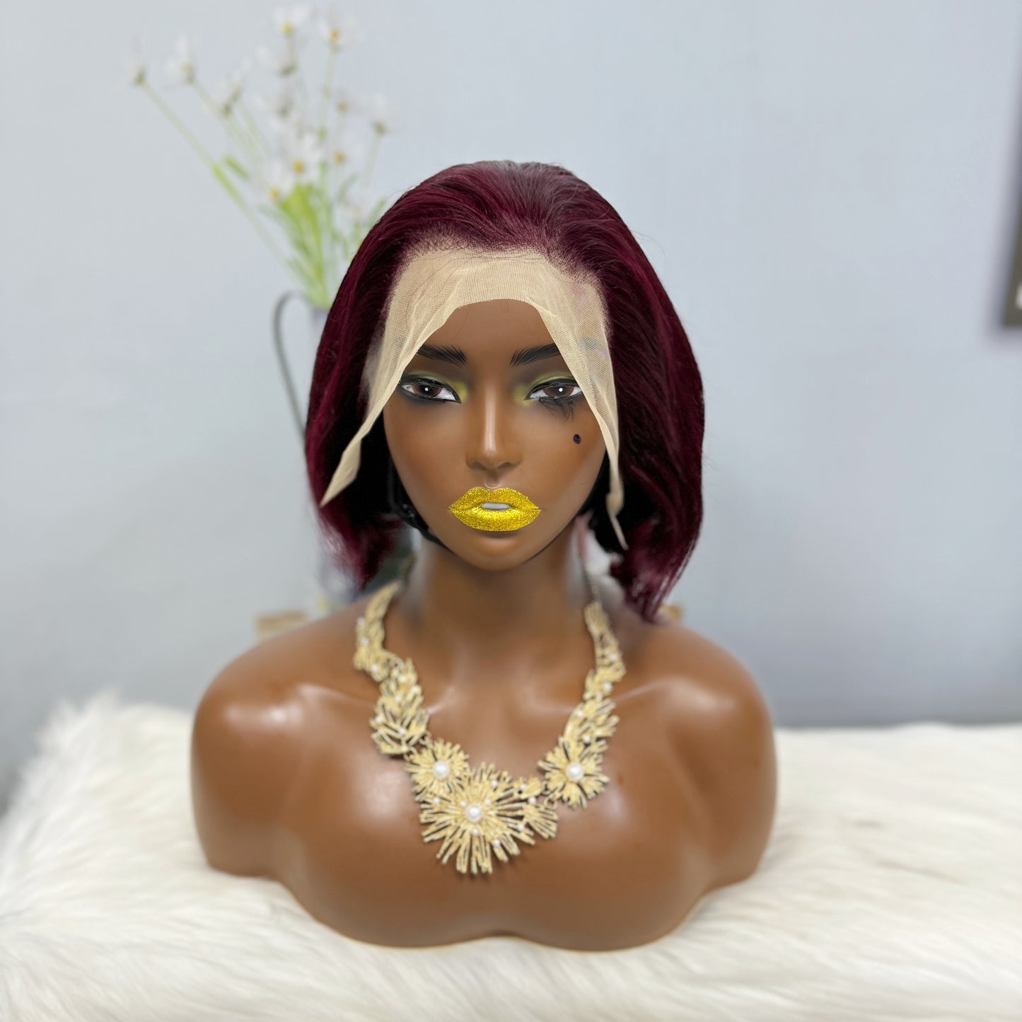 SDD 13*4 Lace Wig PC Natural Virgin Human Hair Lace Wigs Color 99J