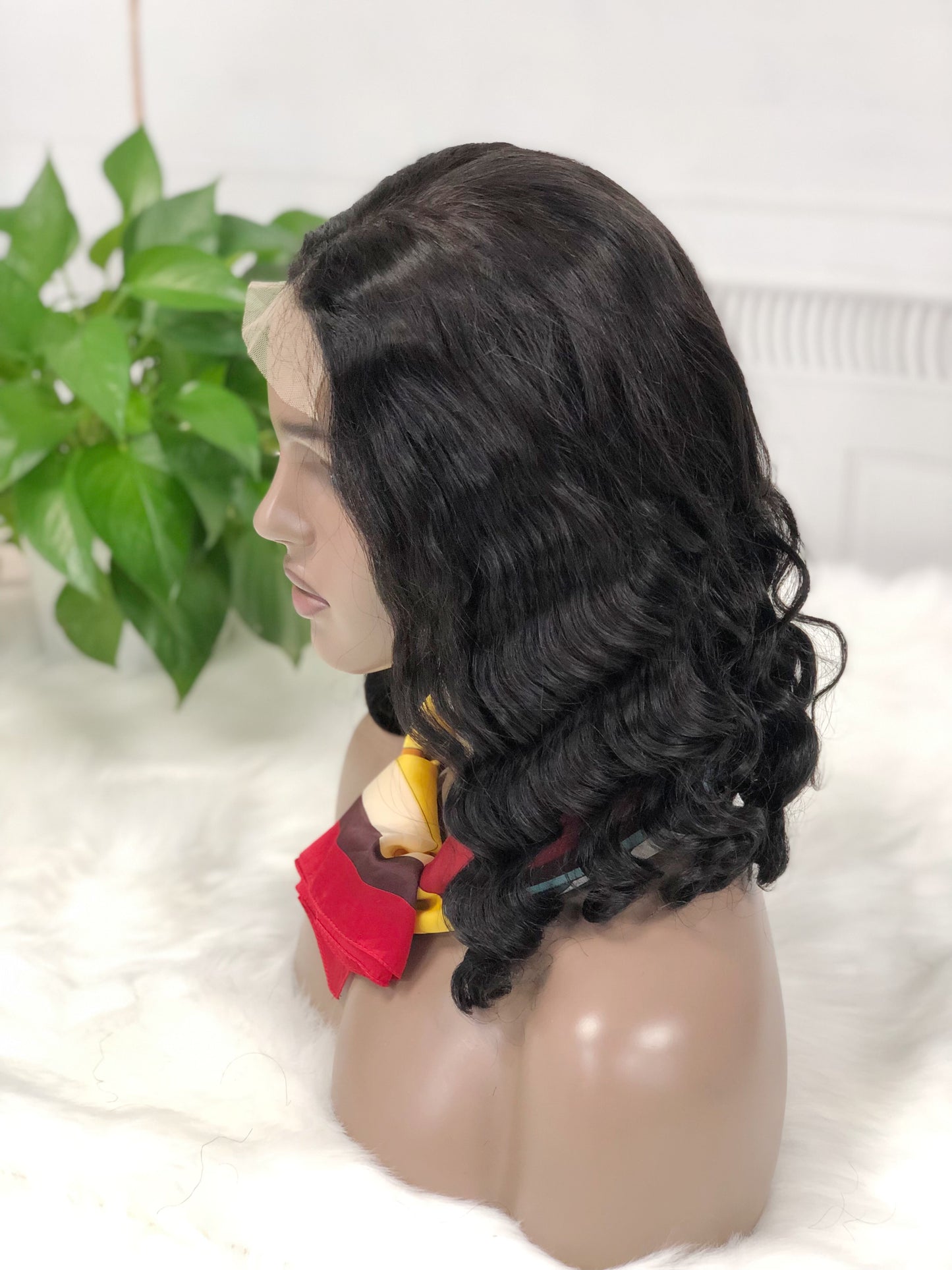 4*4 BOB Wig Body Wave Color NC Brazilian Virgin Human Hair Wigs