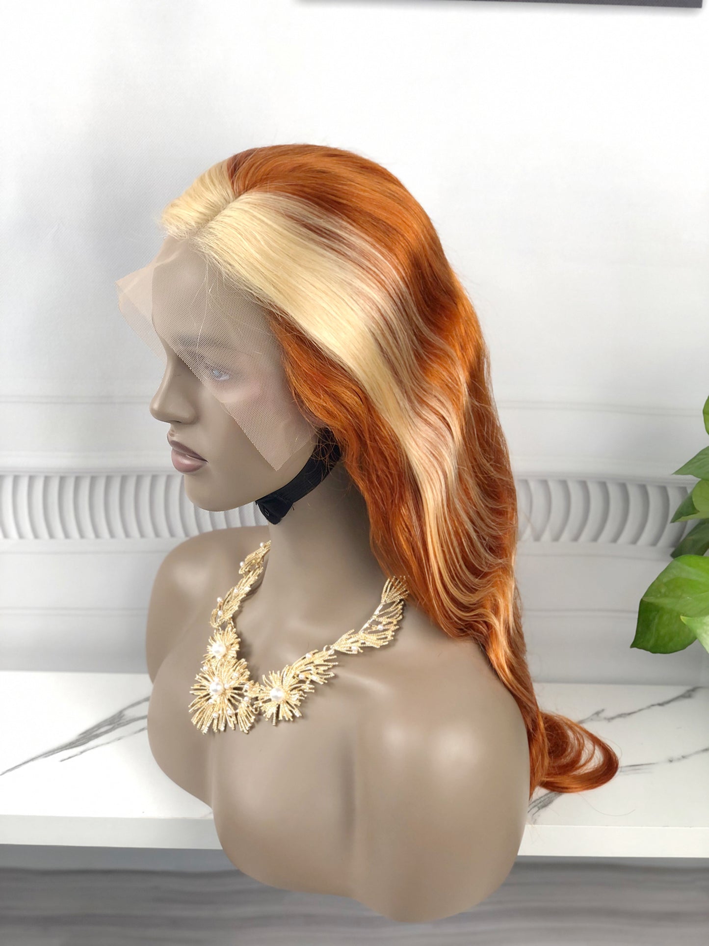 13*4 Lace Wig Body Wave Natural Human Hair Lace Wigs Color P613/350# 250% Density