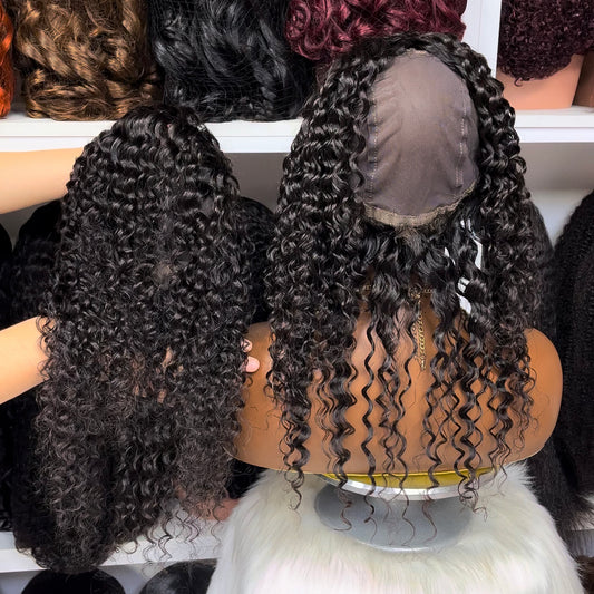 360 HD Lace Frontal Water Wave 100% Natural Human Hair Natural Color 12"-22"