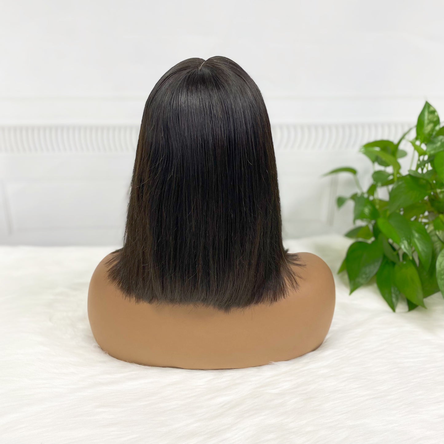 Super Double Drawn 2*6 Lace Bob Wig Human Hair Lace Wig NC Straight