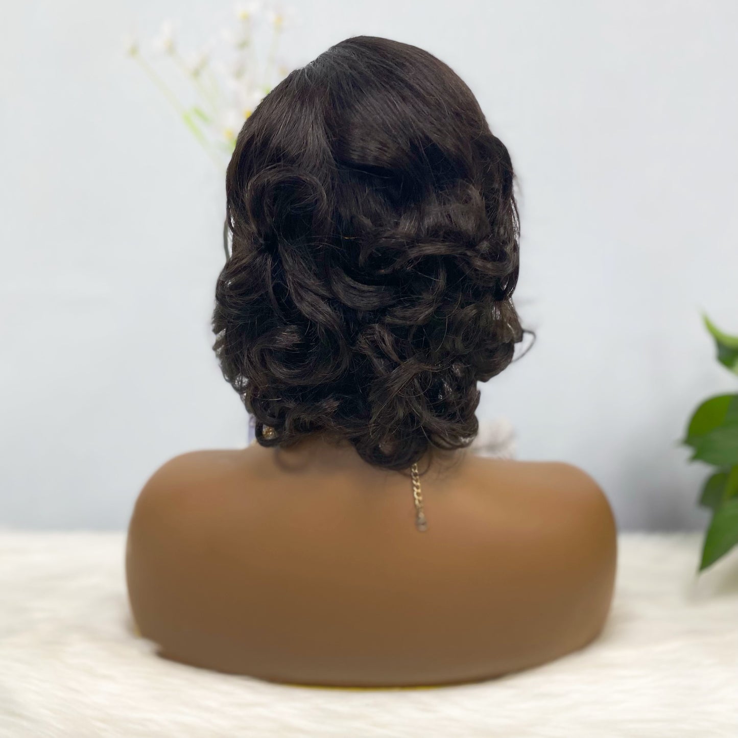 13*4 perruque Sasson03 perruques de dentelle de cheveux humains vierges NC