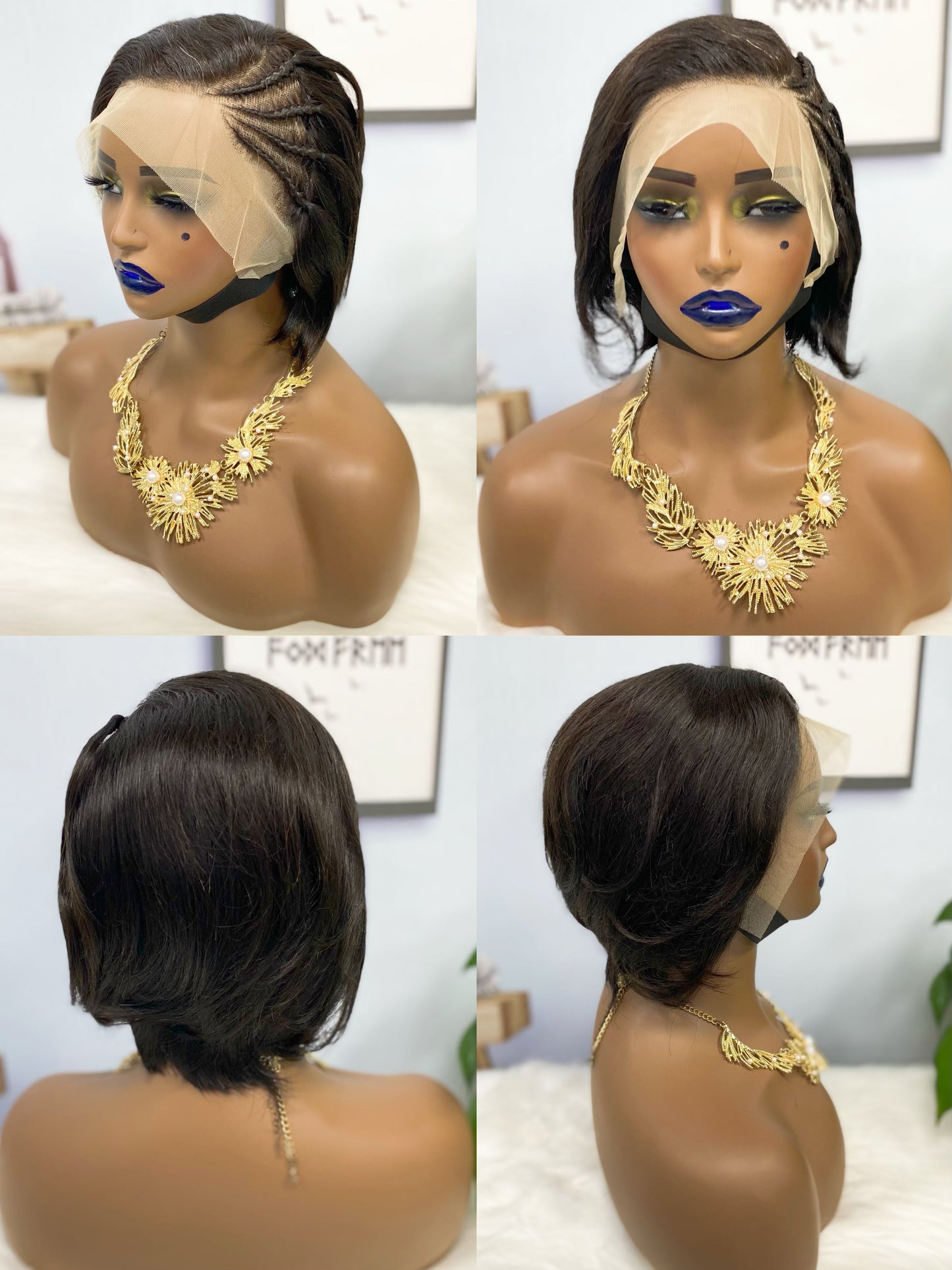 13*4 Lace Wig Sasson08 Virgin Human Hair Lace Wig Color 99J