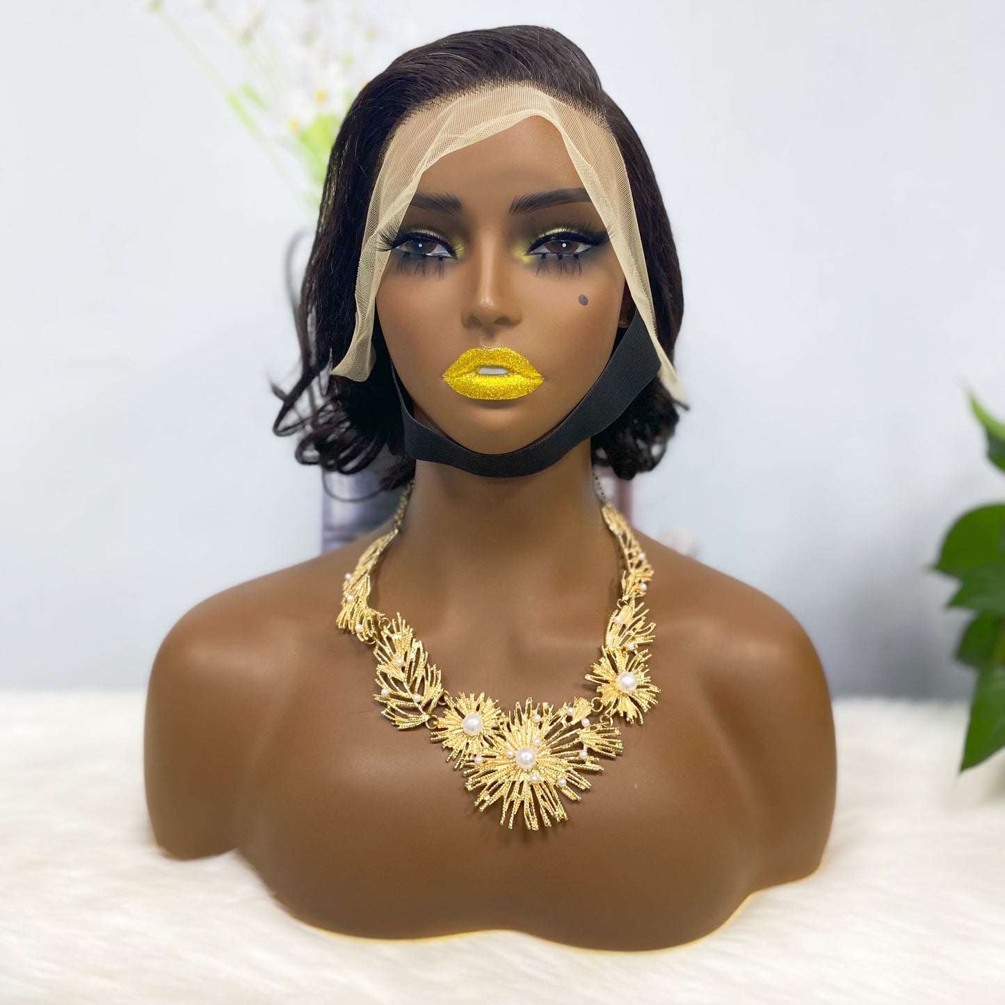 13*4 perruque Sasson03 perruques de dentelle de cheveux humains vierges NC