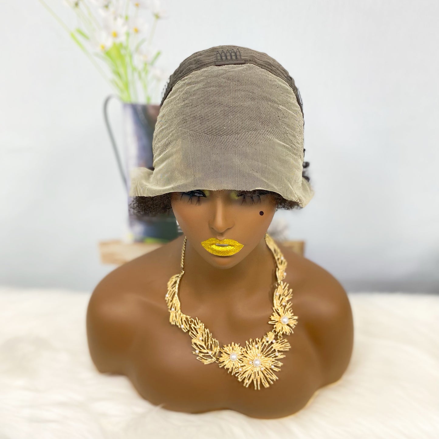 13*4 Lace Wig Afvo Human Hair Color 1B (Partiality)