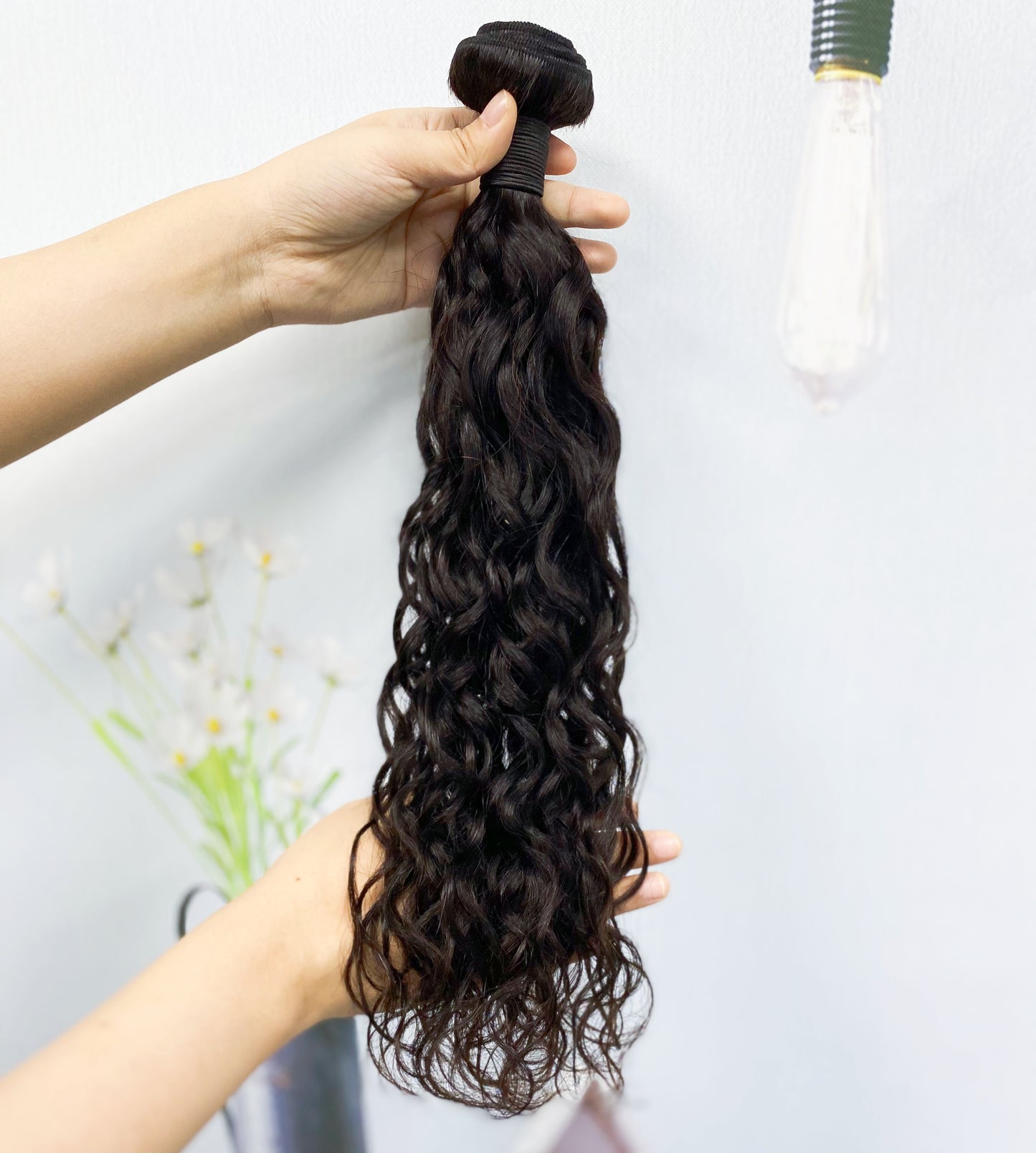 10A Burmese Hair Natural Wave Virgin Woman Human Hair Bundle With HD Closure Frontal 10"-40"