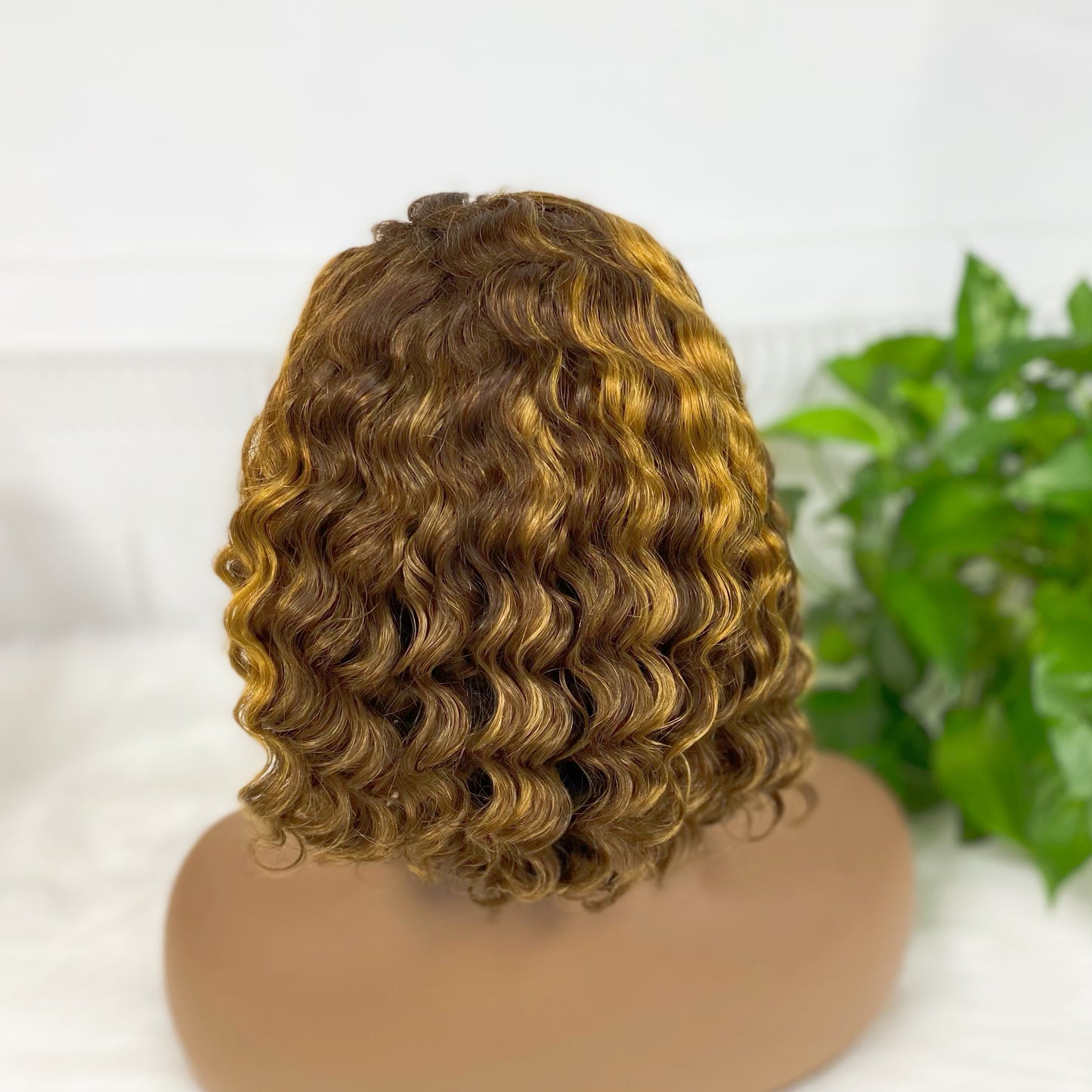 13*4 BoB Wig Water Wave Wigs Color P4/27# 250% Density